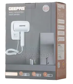Geepas Wall Mounted Hair Dryer