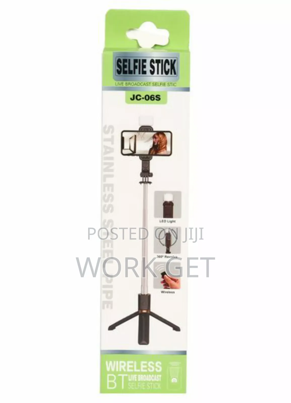 Bluetooth Selfie Stick Jc-06s With Led