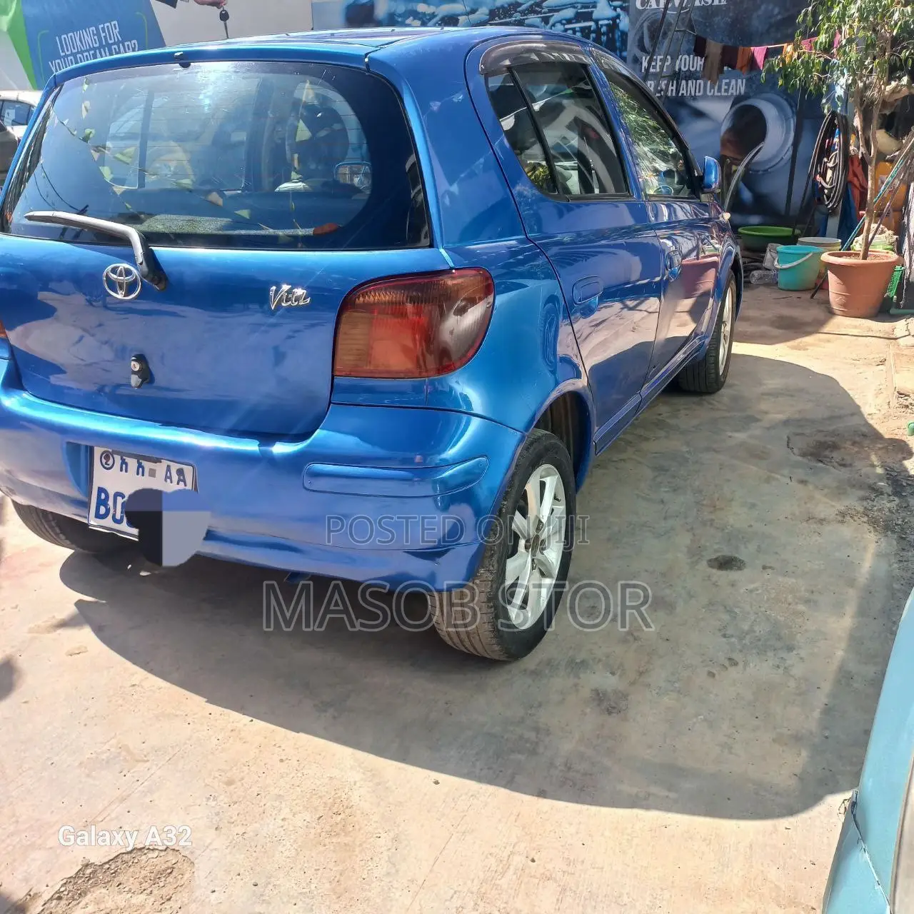 Toyota Vitz 2002 Blue