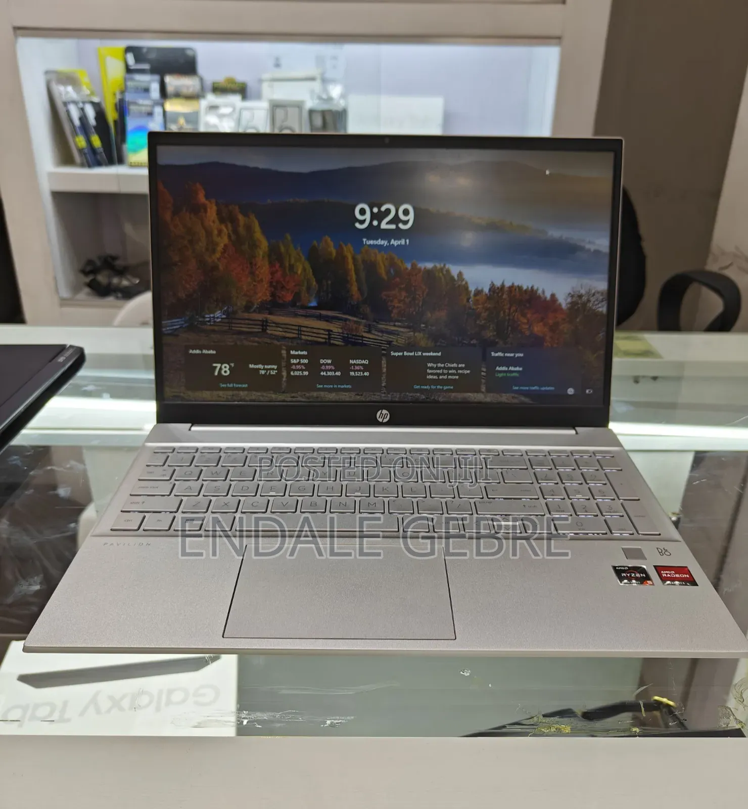 New Laptop HP Pavilion 15 8GB AMD Ryzen 5 SSD 512GB