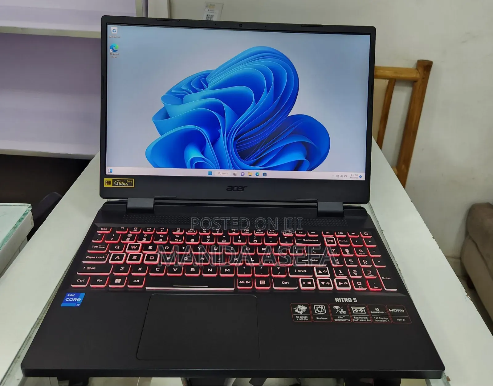 New Laptop Acer Nitro 5 16GB Intel Core I7 SSD 512GB