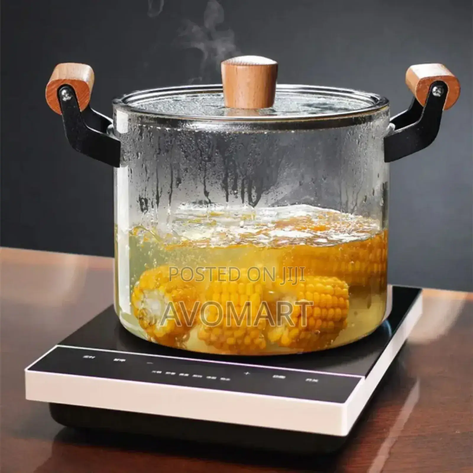 Heat Resistant Glass Pot