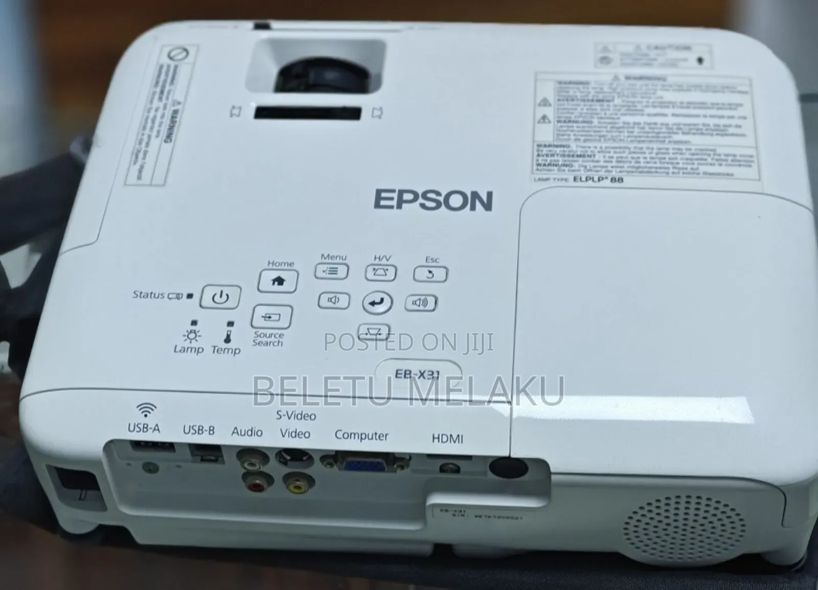 Brand New Epson Projector With Bag and Remote Model Na