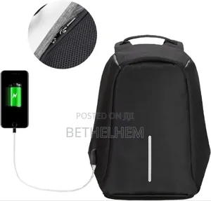 Photo - Anti-Theft Backpack Witg Usb Charging Port