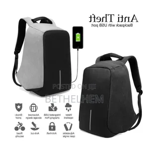 Anti-Theft Backpack Witg Usb Charging Port