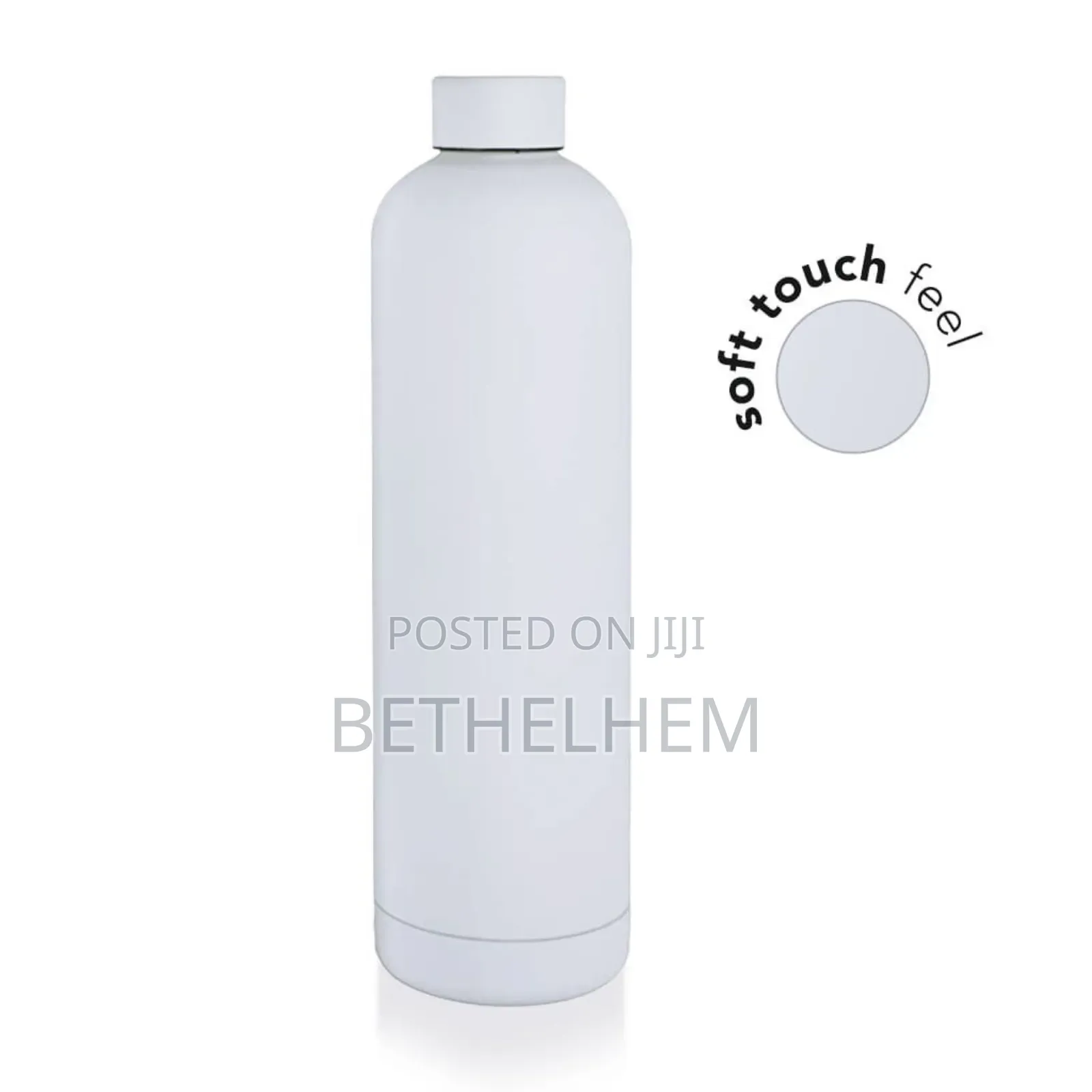 Double Wall Stainless Steel Soft Touch Water Bottle