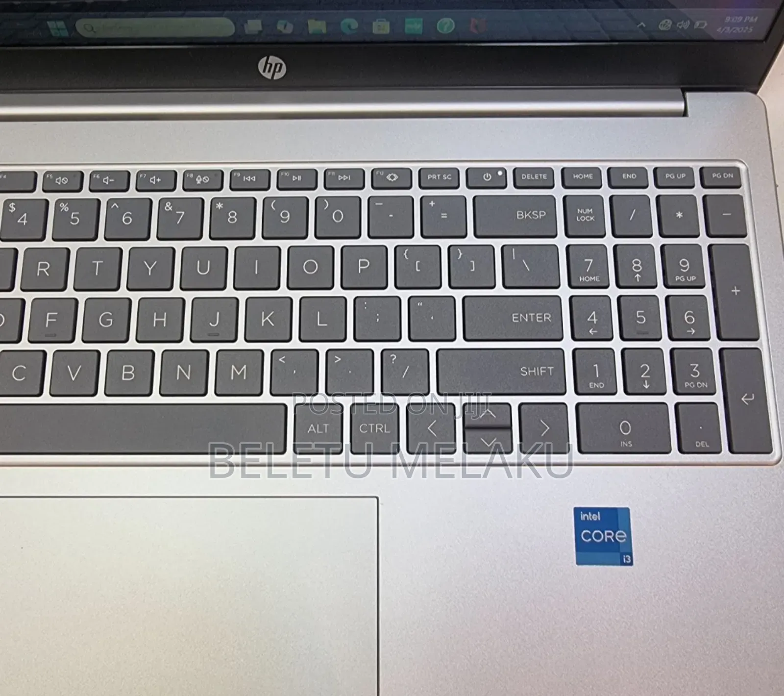 New Laptop HP 8GB Intel Core I3 SSD 512GB