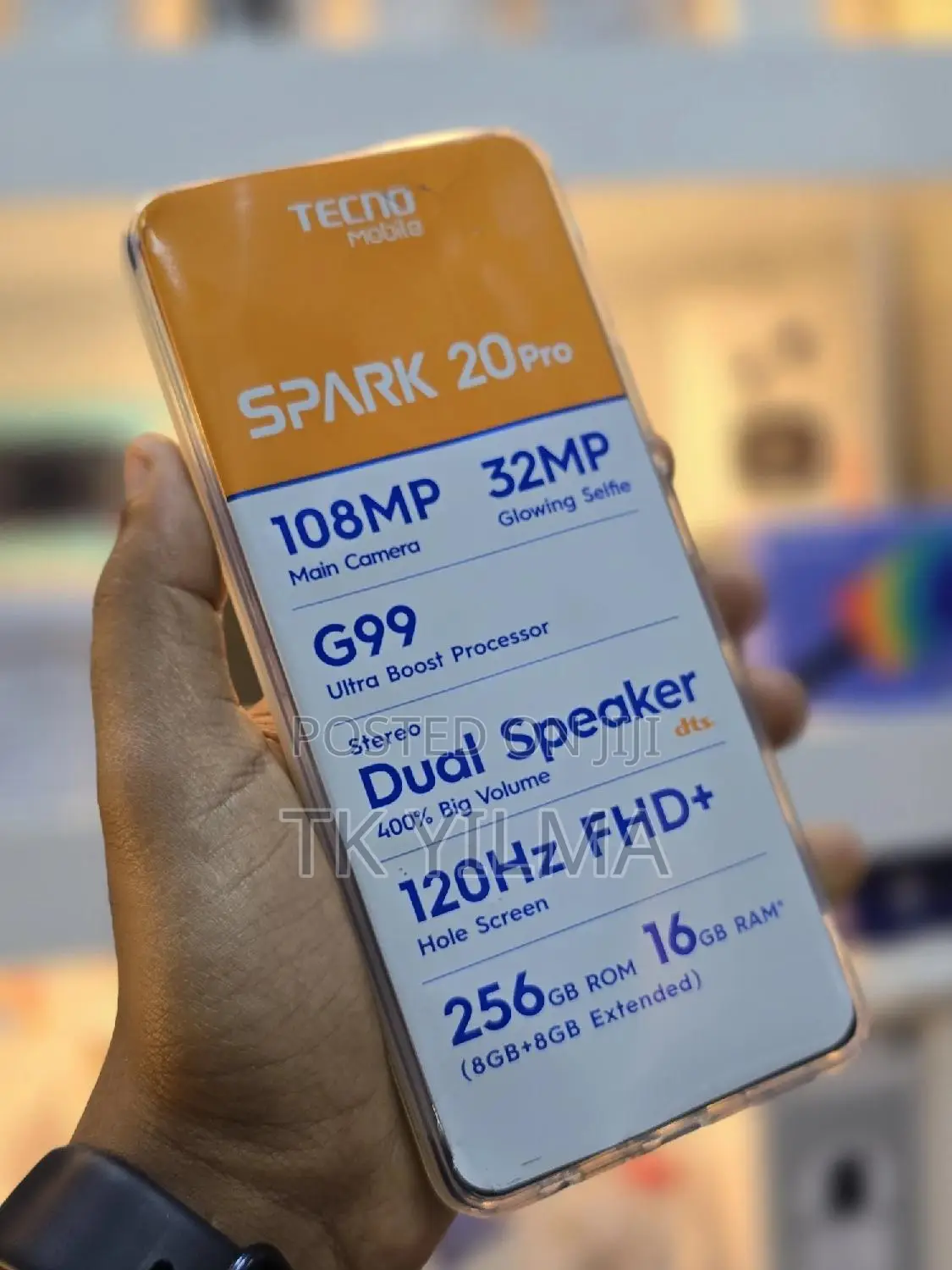 New Tecno Spark 20 Pro 256 GB Black