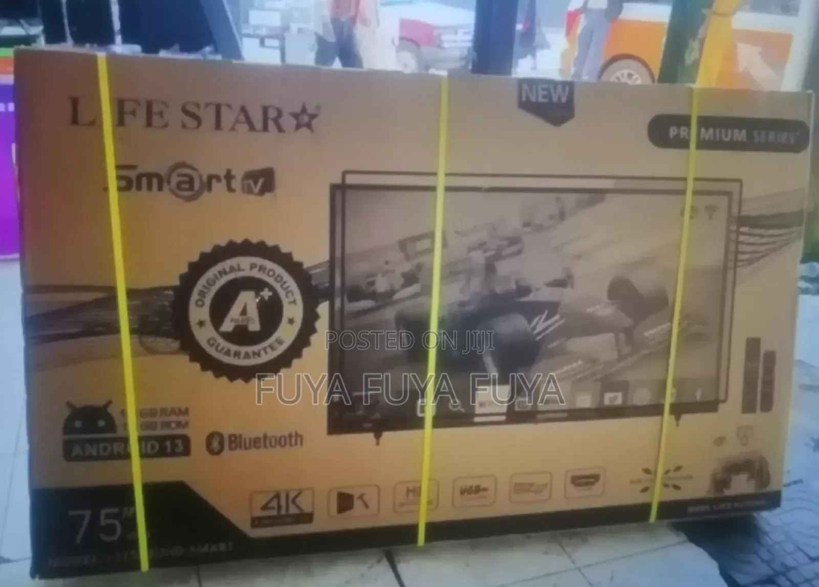 Life Star 75 Inchi Double Glass Smart 2025 Tv