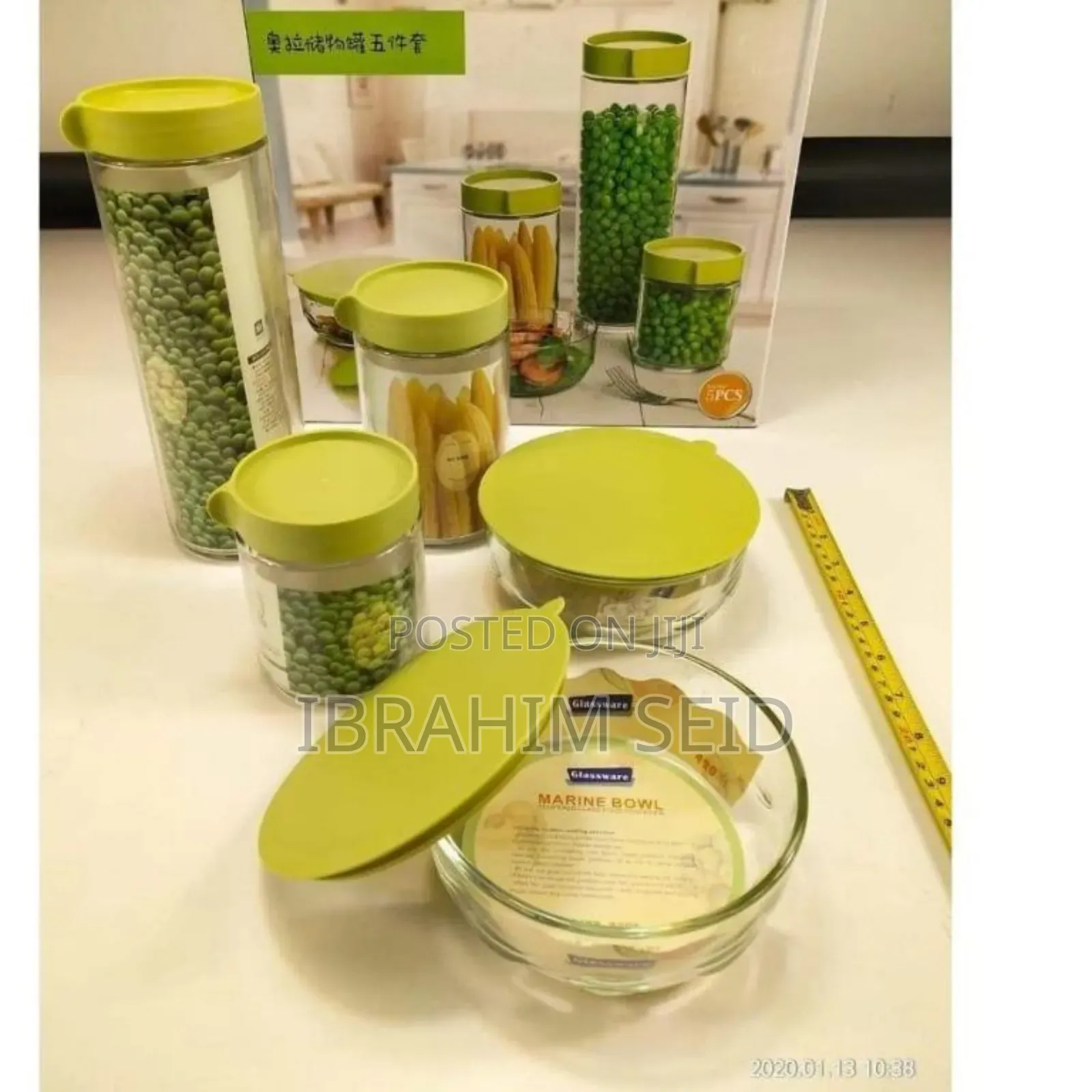 Sealed Storage Jar Five-Piece Set