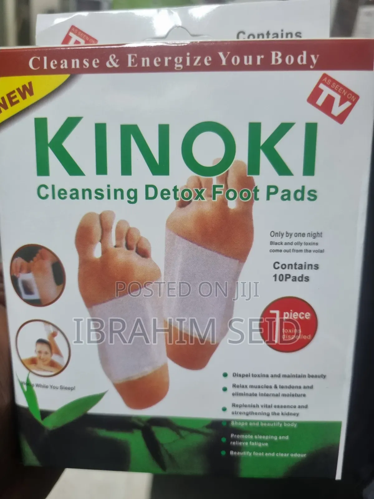 Kinoki Cleansing Detox Foot Pads 10pcs
