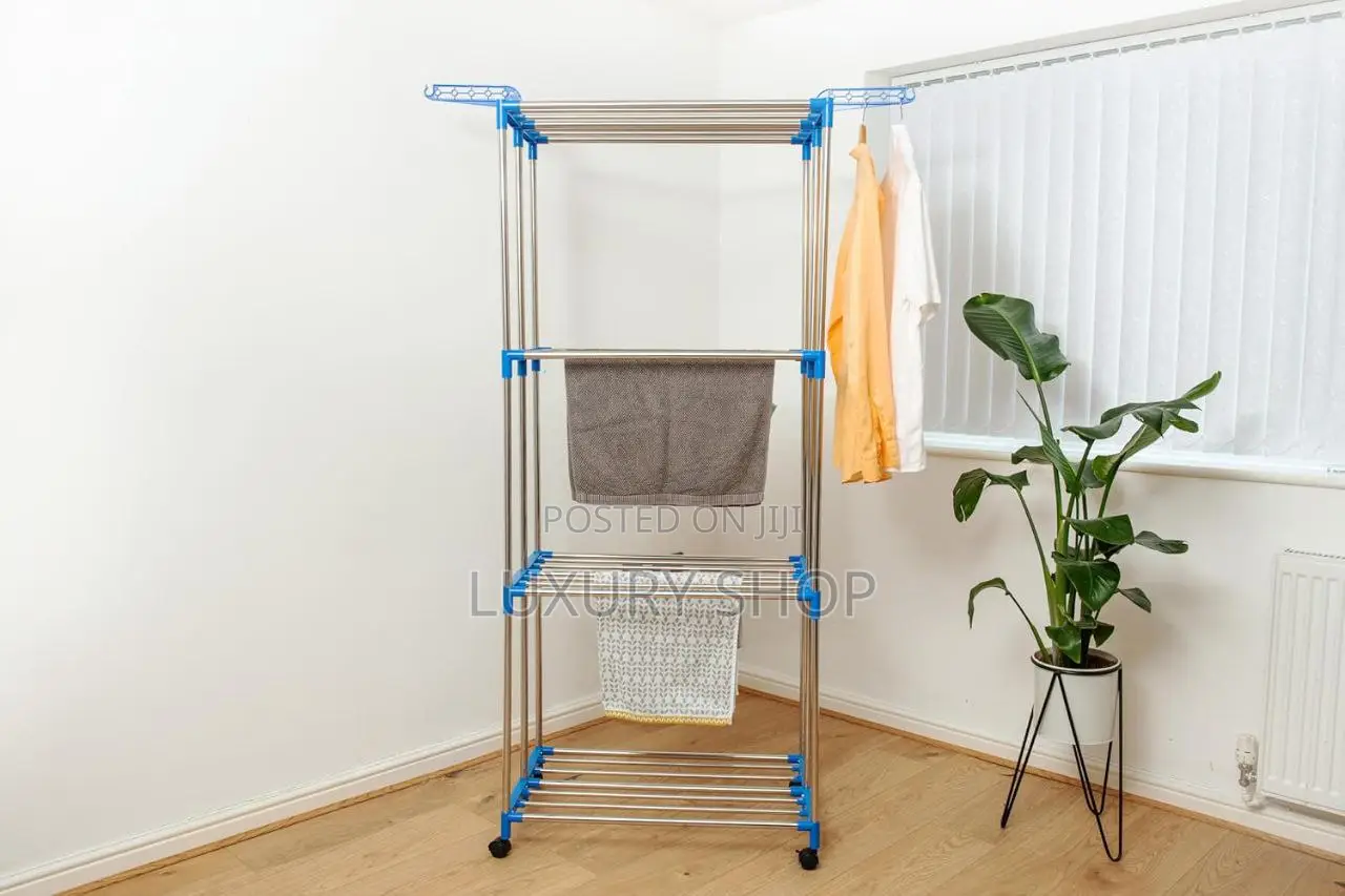 Four Layer Clothes Drying Rack /60 Kg Load Capacity