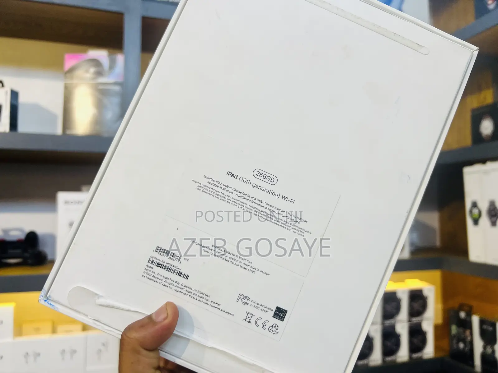 New Apple iPad (2022) 256 GB Blue