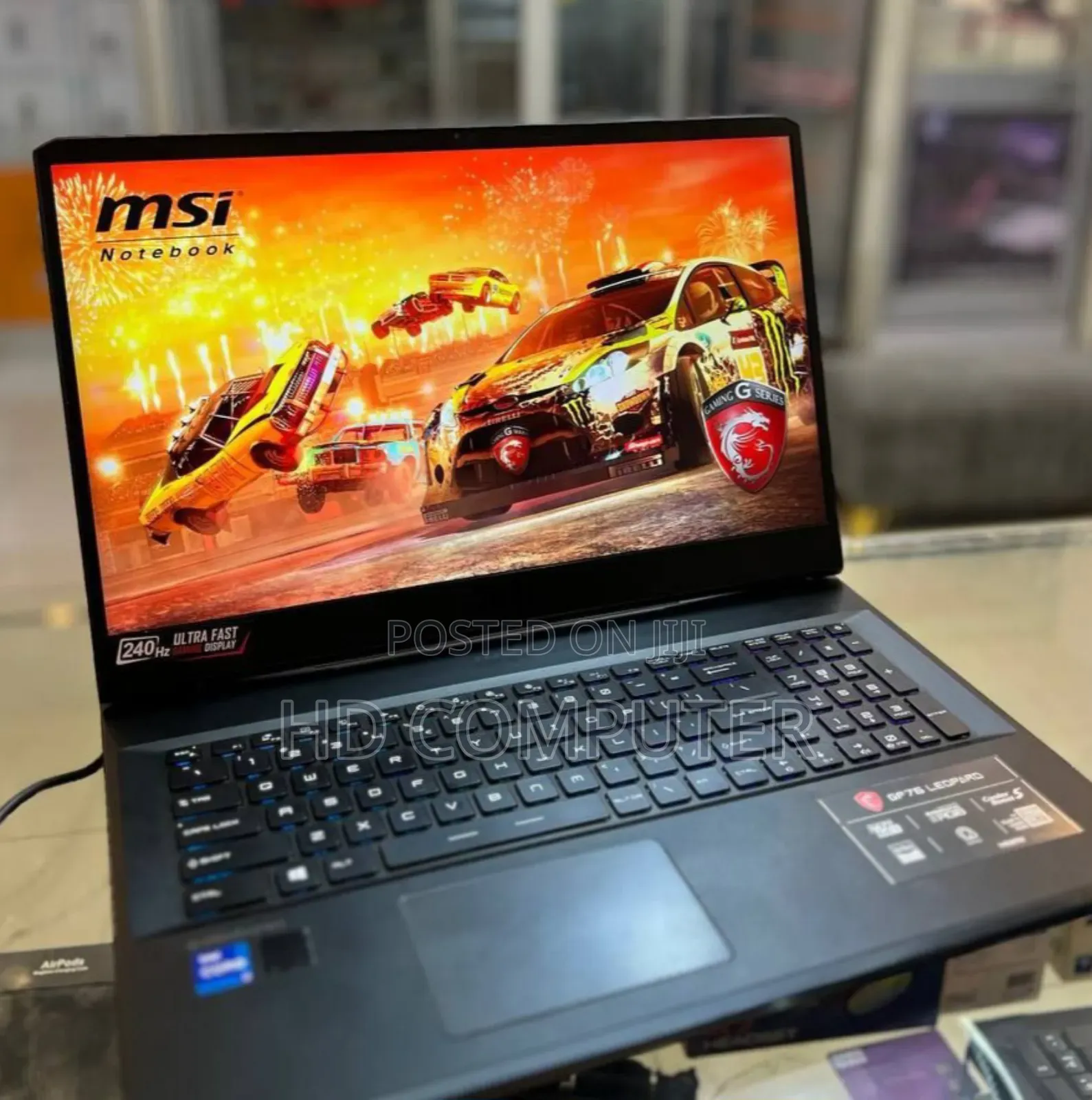 New Laptop MSI GP73 Leopard 8RE 16GB Intel Core I7 SSD 1T