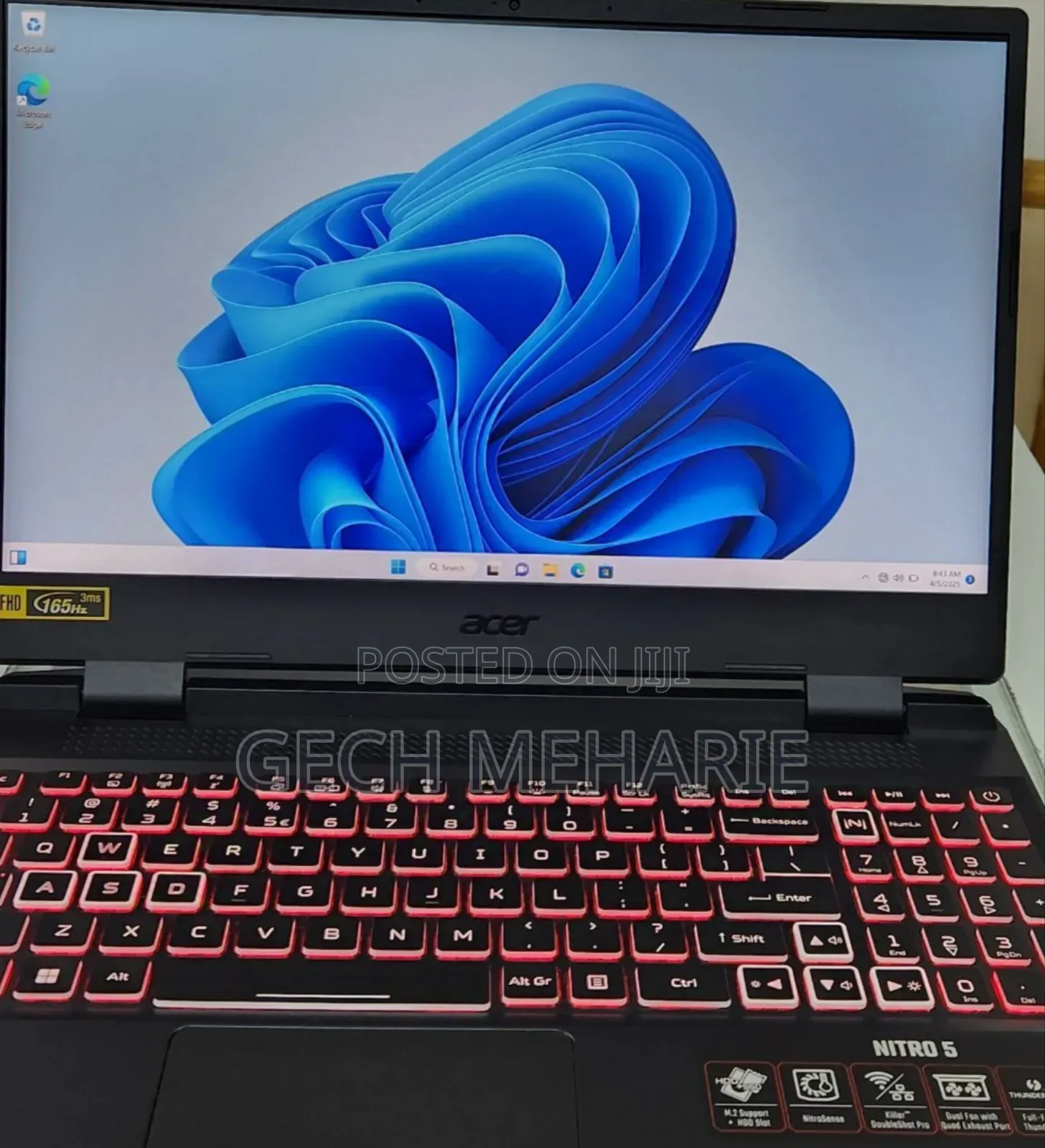 New Laptop Acer Nitro 5 16GB Intel Core I7 SSD 512GB