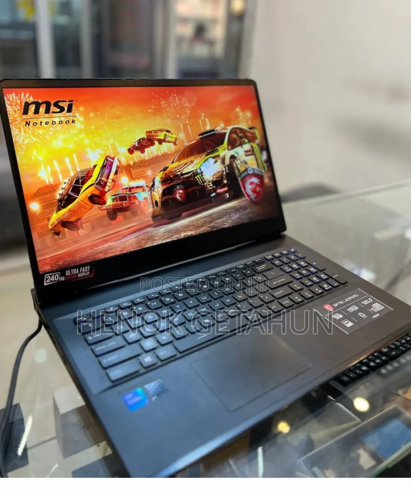 New Laptop MSI Katana GF76 16GB Intel Core I7 SSD 1T