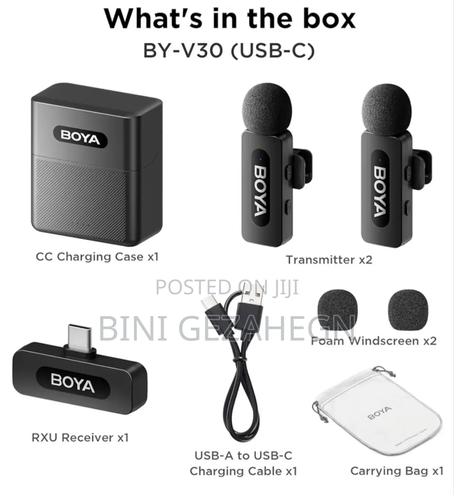 Boya by-V30 Wireless Microphone