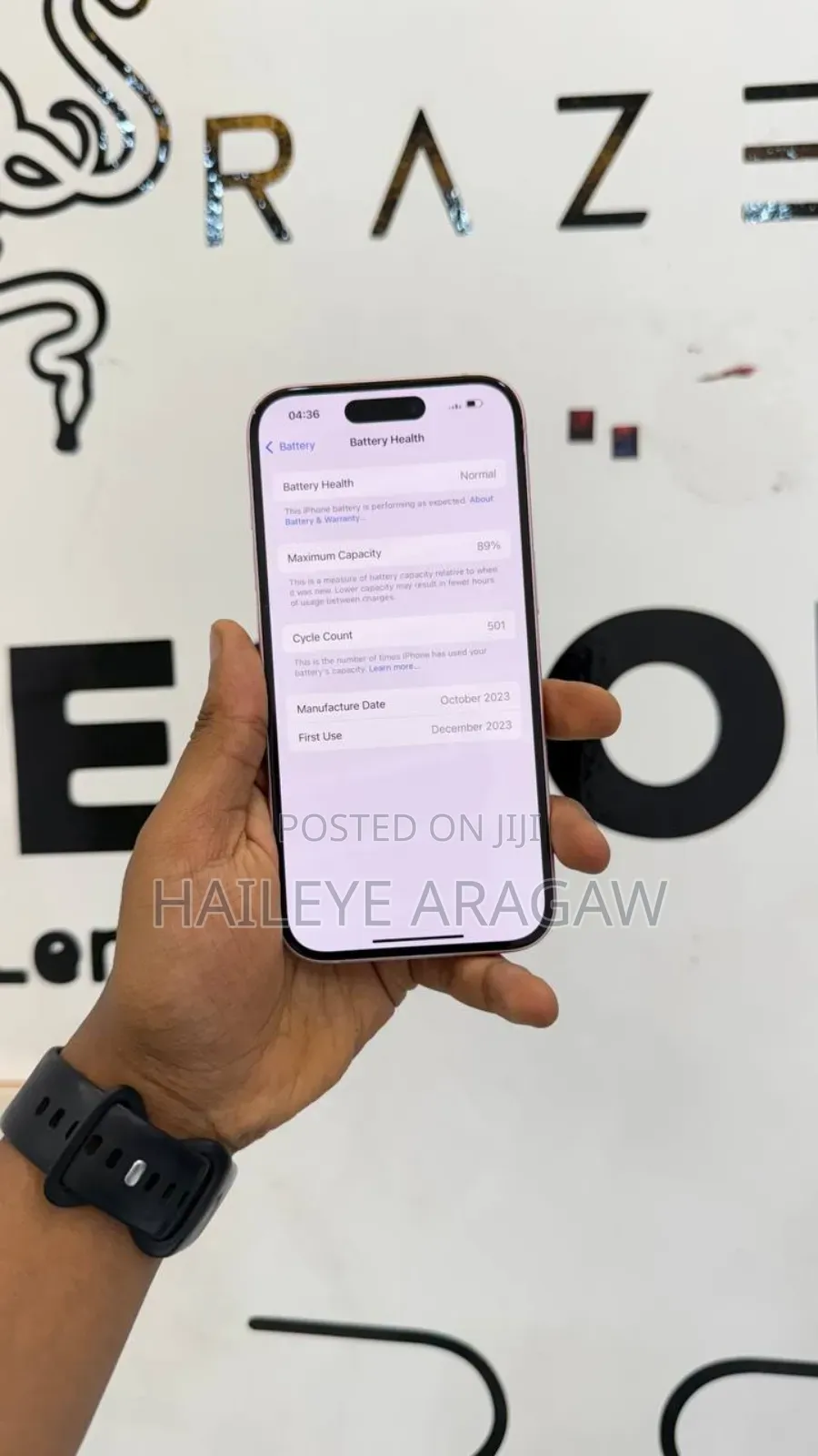 New Apple iPhone 15 128 GB Pink