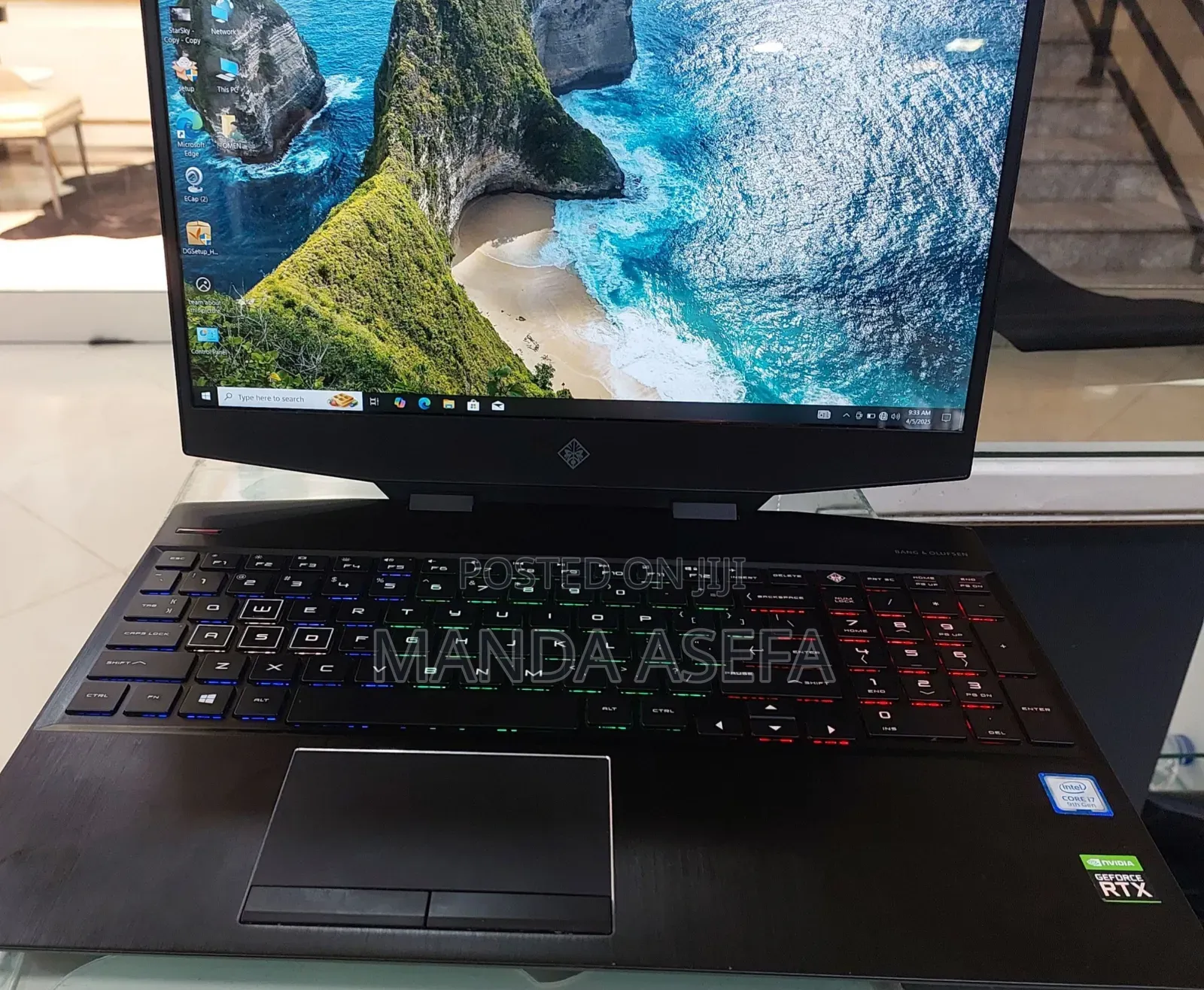 New Laptop HP Omen 15 16GB Intel Core I7 SSD 512GB