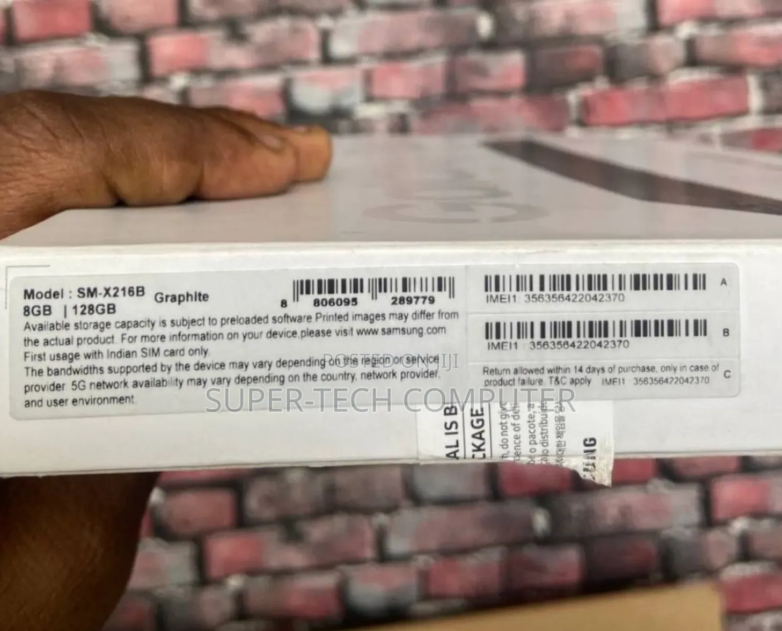 New Samsung Galaxy Tab A9+ 128 GB