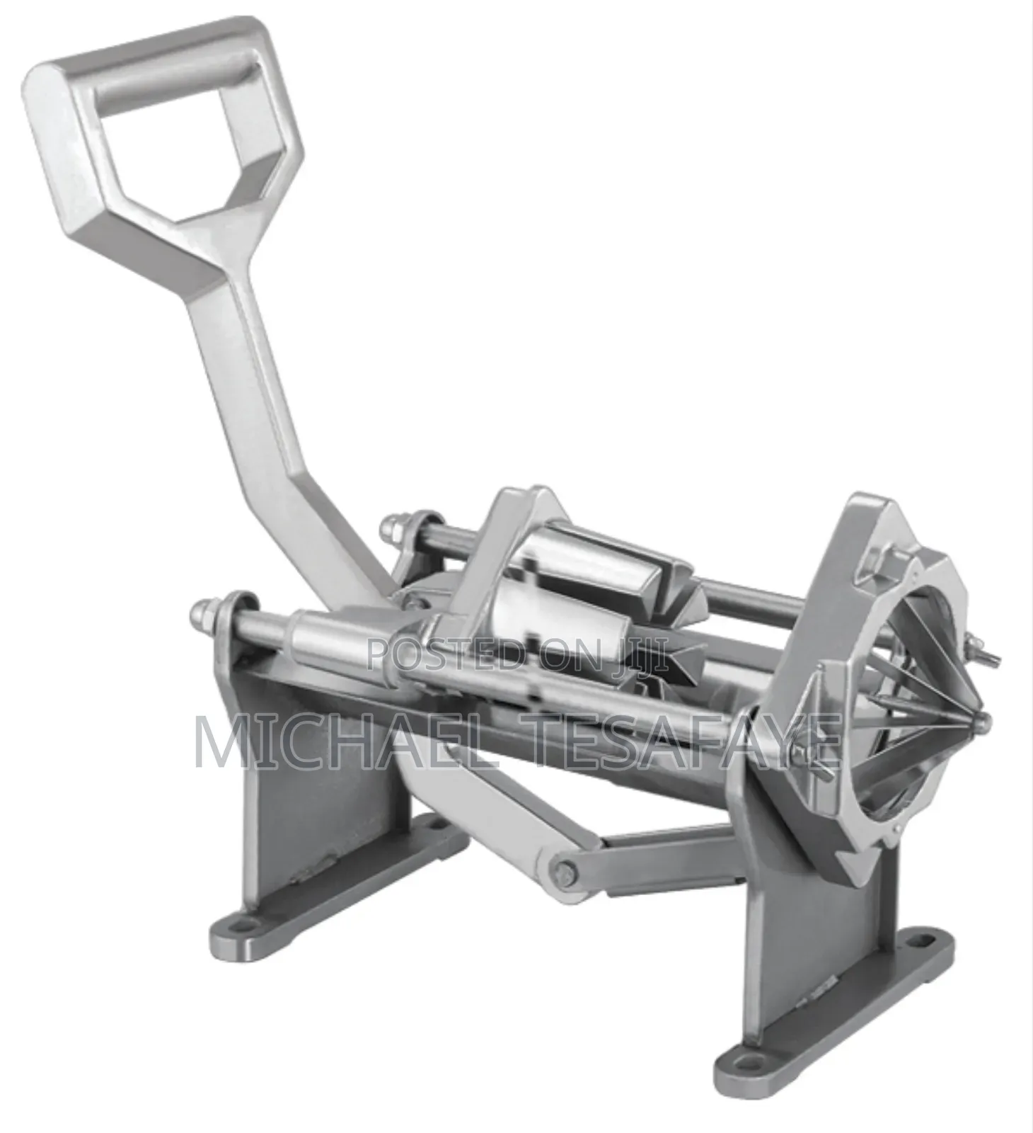 ድንች እና እሱን መሰል አተክልቶችን በቀላል መንገድ መቆራረጥ የሚያስችል ማሽን