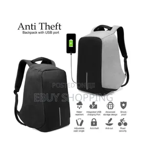 Photo - Modern Anti-Theft Backpack – Usb Charging Durable Material
