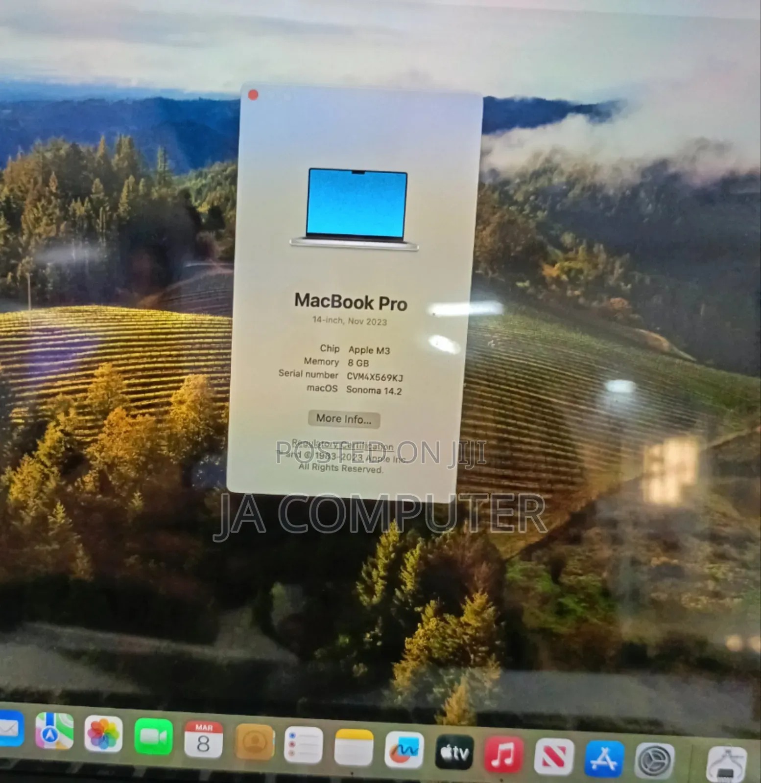 New Apple MacBook Pro 2023 M3 Max 14-Inch 8GB Apple M3 Pro SSD 512GB