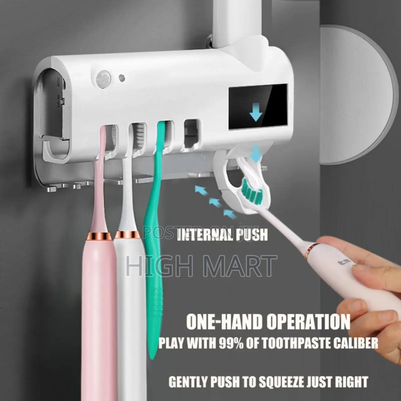 Toothbrush Uv Sterilizer and Dispenser