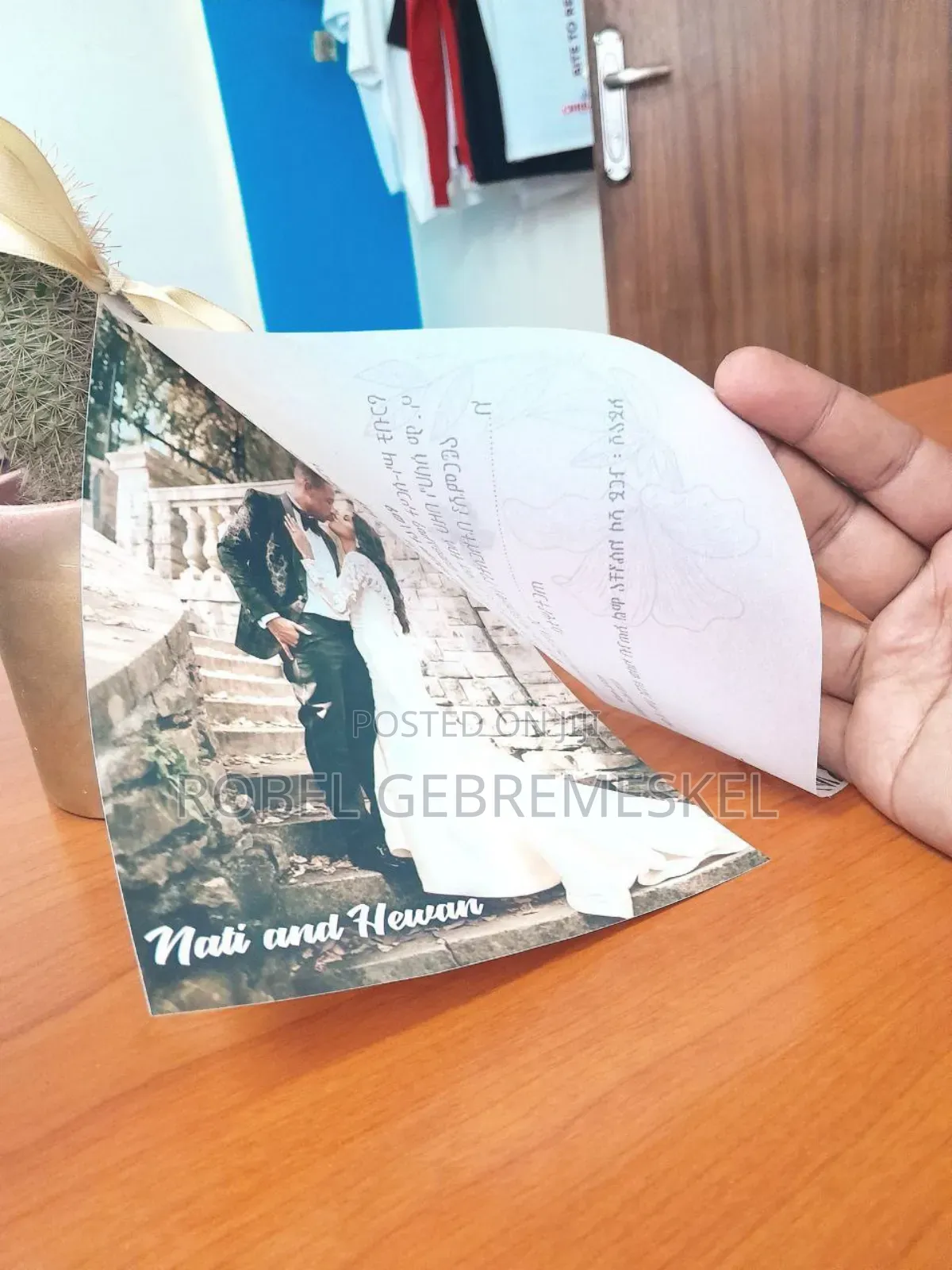 Weeding Cards Printing ባህላዊ እና ዘመናዊ የሠርግ መጥሪያ ካርዶች 