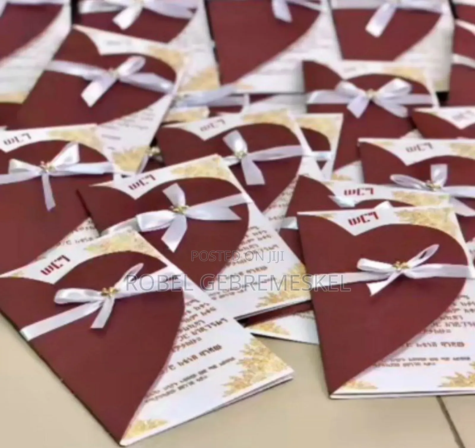 Weeding Cards Printing ባህላዊ እና ዘመናዊ የሠርግ መጥሪያ ካርዶች 