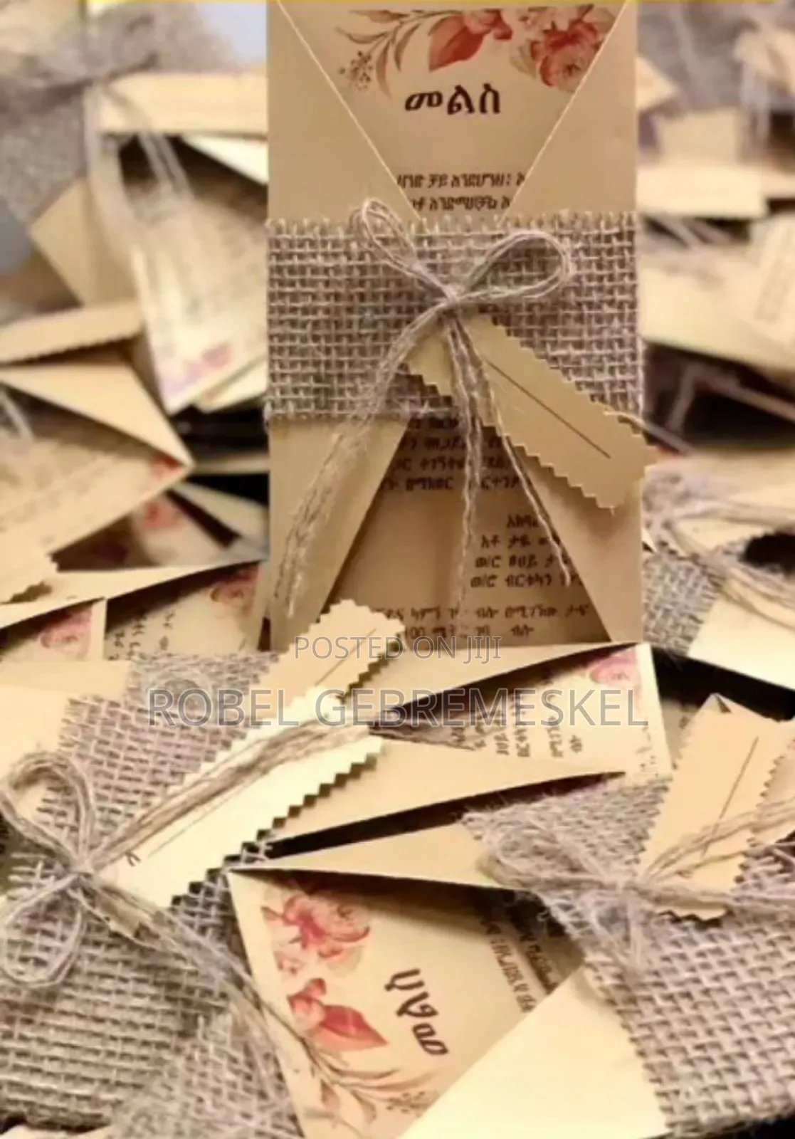 Weeding Cards Printing ባህላዊ እና ዘመናዊ የሠርግ መጥሪያ ካርዶች 