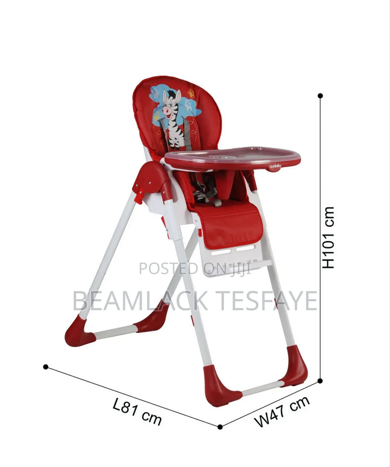 Sky Baby Multi Functional Baby High Chair
ቁመቱ ከፍ ዝቅ የሚል
