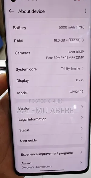 New OnePlus 12R 256 GB Black