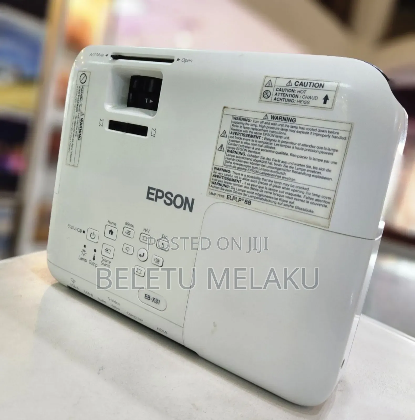 New Epson Projector Model Name: Eb-X31 Hardware Interfa