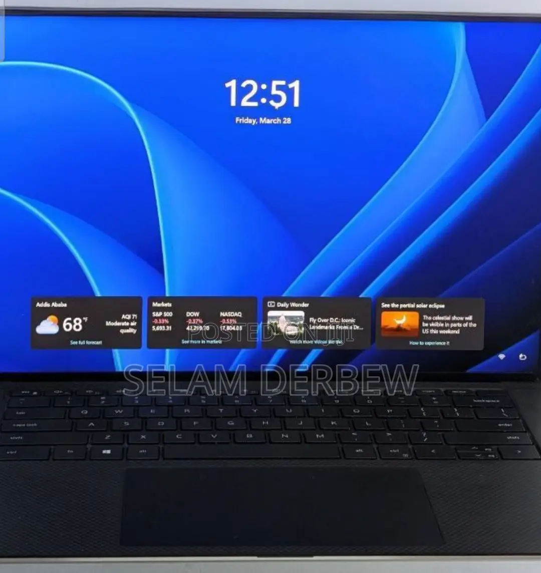 New Laptop Dell XPS 13 16GB Intel Core I7 SSD 512GB