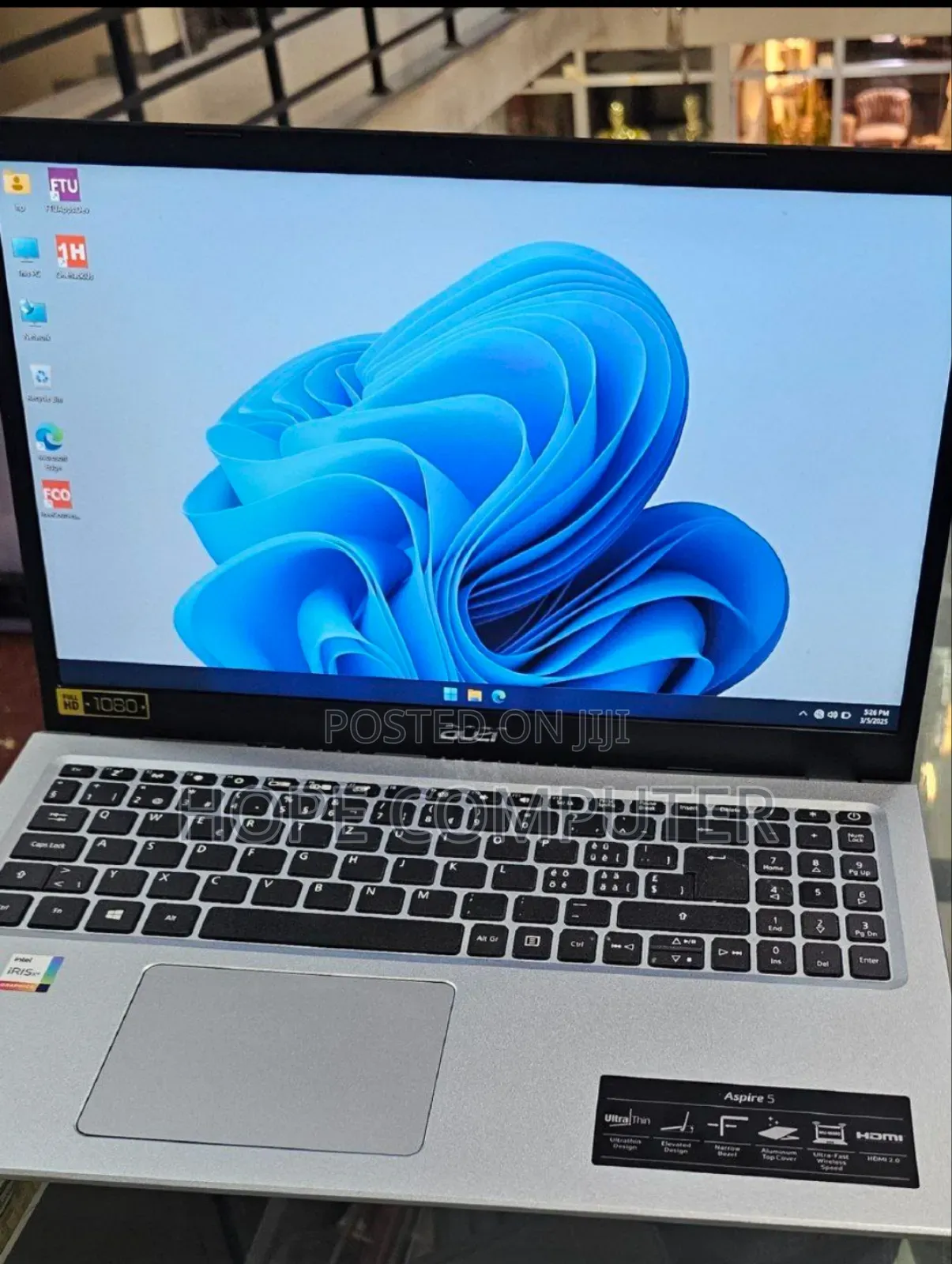 New Laptop Acer Aspire 5 16GB Intel Core I7 SSD 256GB