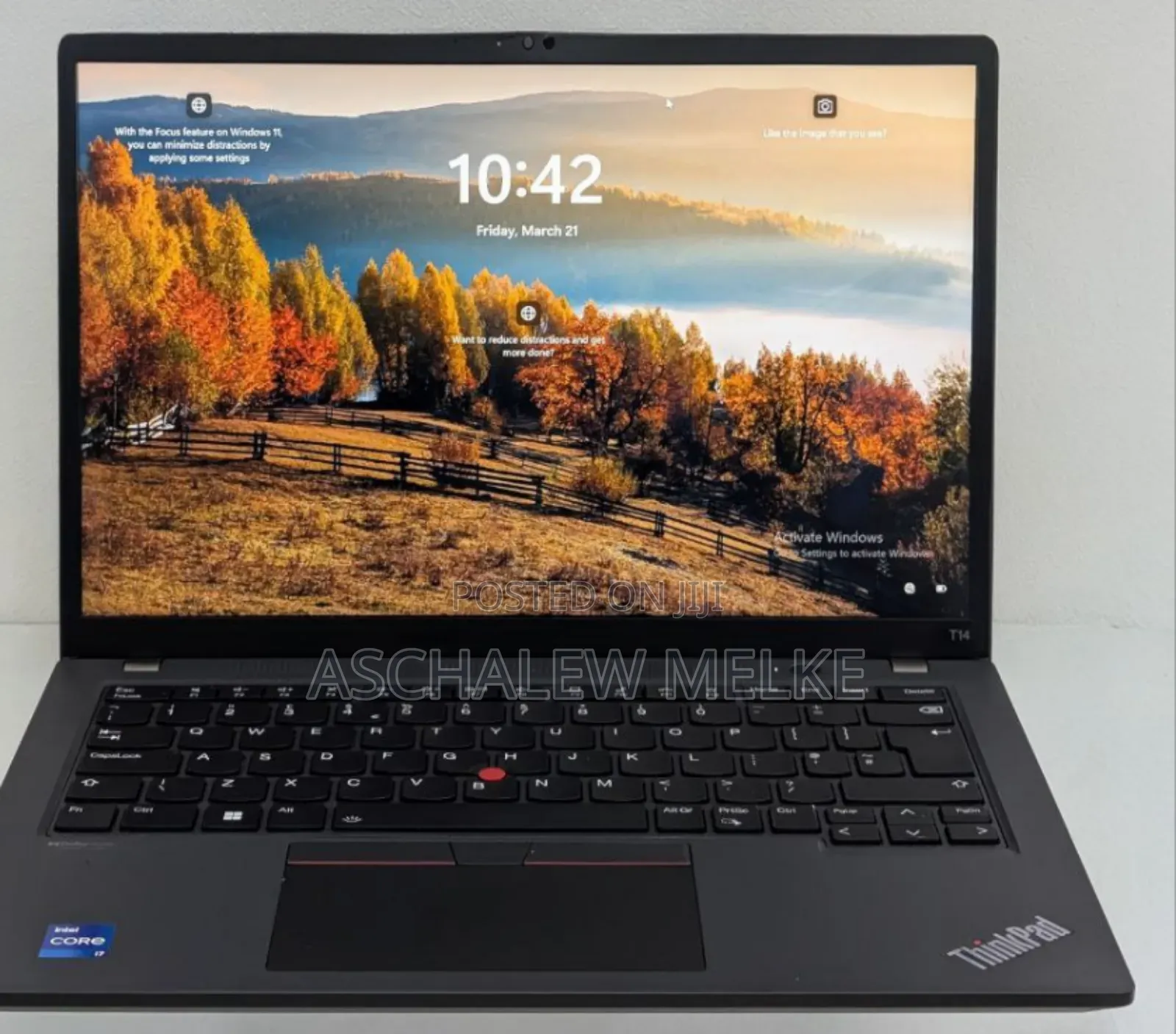 New Laptop Lenovo ThinkPad T14 16GB Intel Core I7 SSD 512GB