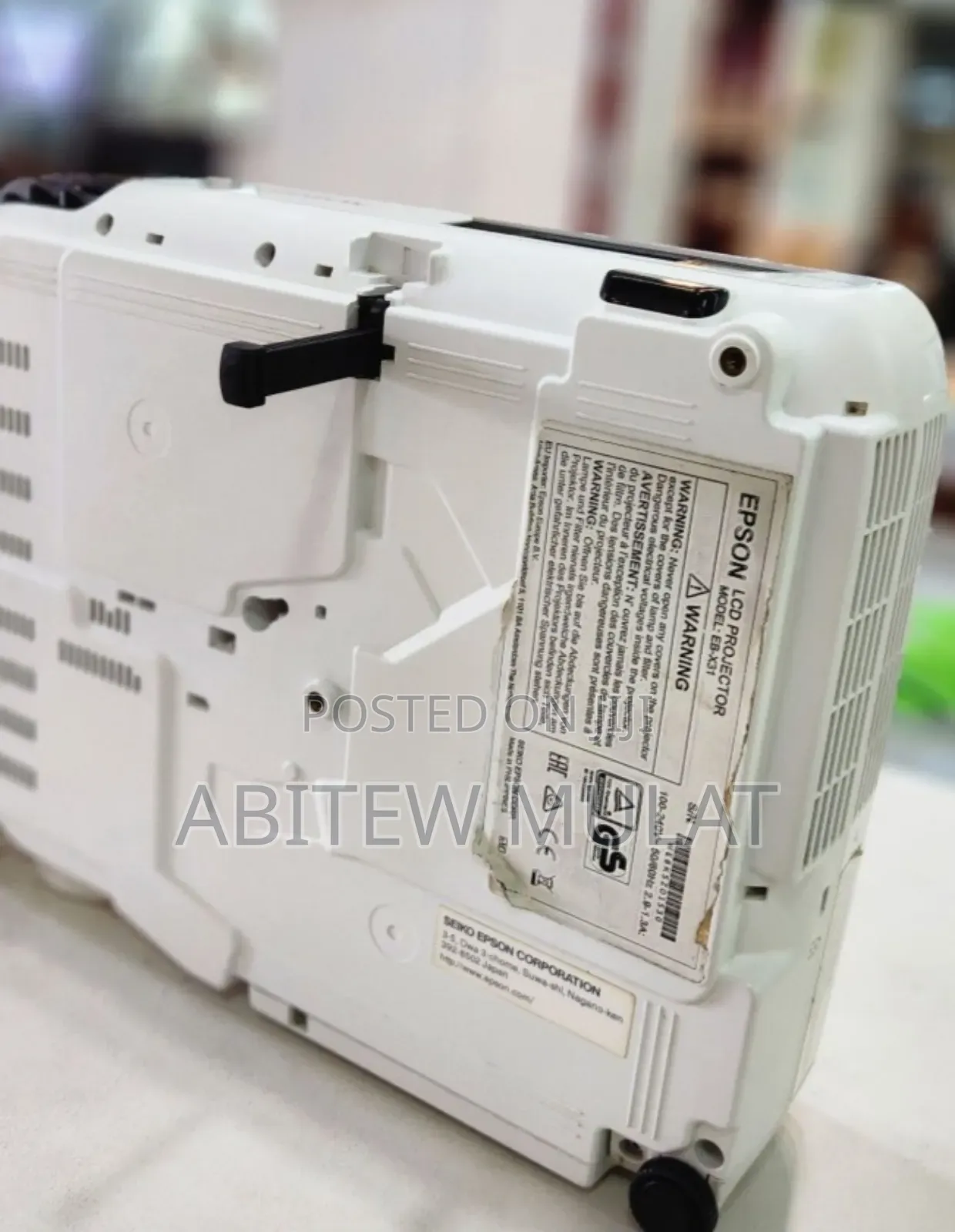 New Epson Projector Model Name: Eb-X31 Hardware