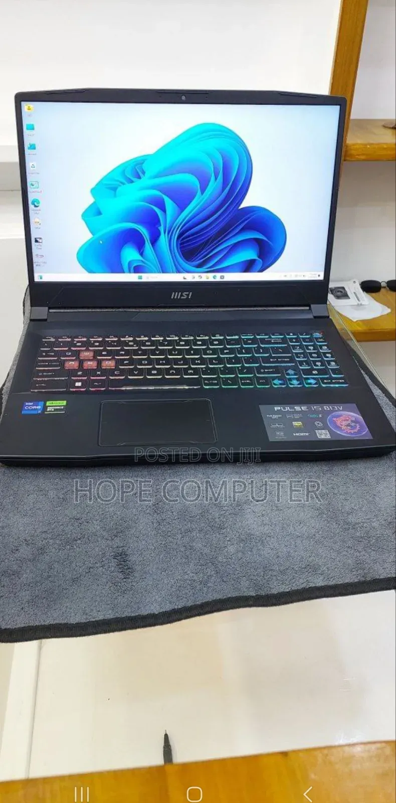 New Laptop MSI Pulse GL66 16GB Intel Core I7 SSD 1T