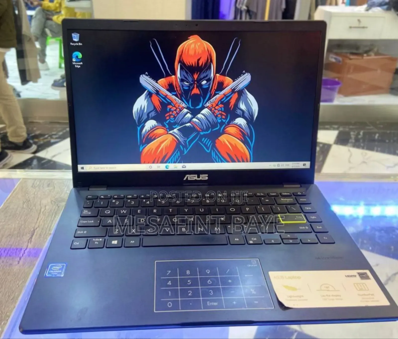 New Laptop Asus VivoBook X540SA 4GB Intel SSD 60GB