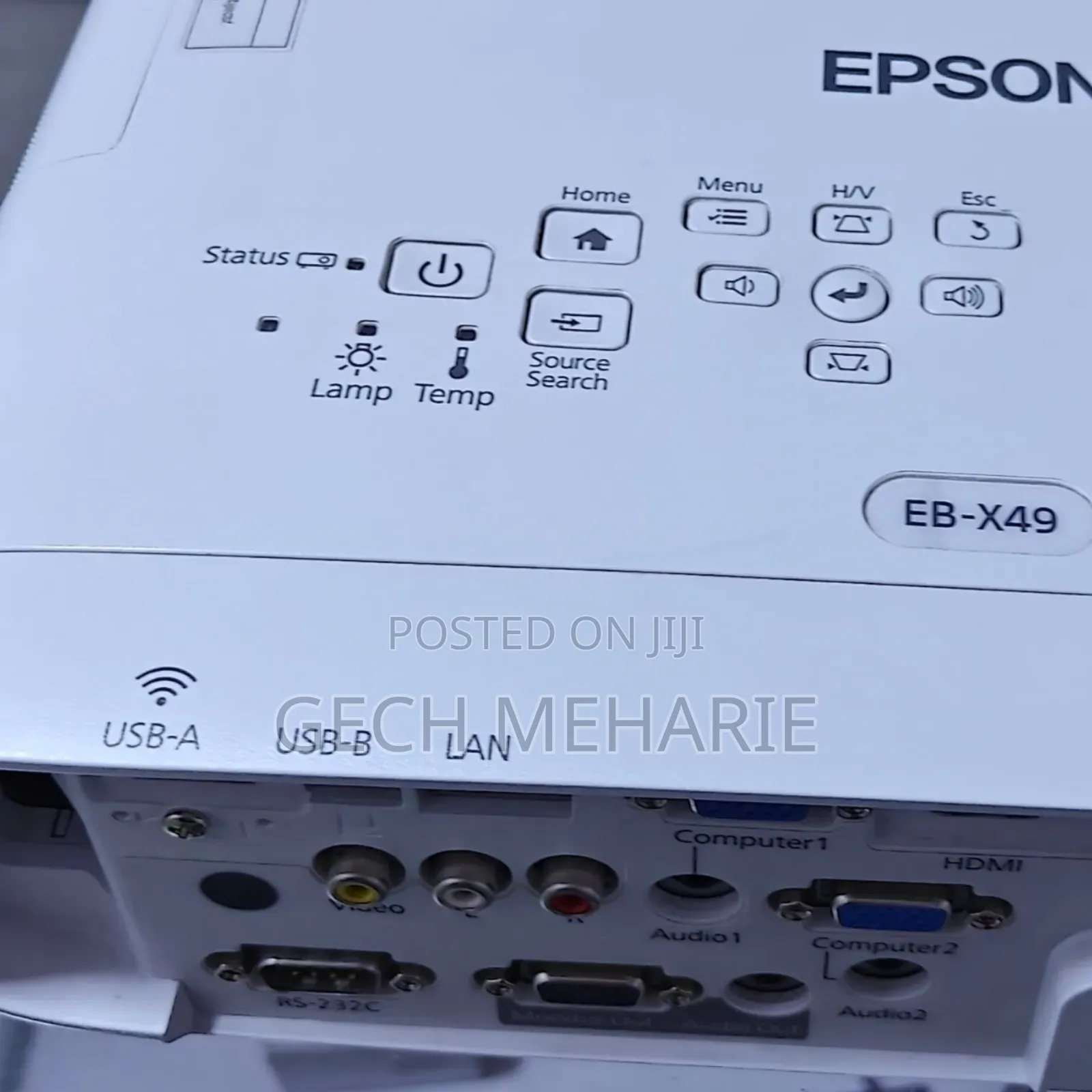 Epson Projector Model Name: Eb-x49 Has : Bag Remotnte
