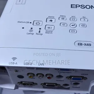 Epson Projector Model Name: Eb-x49 Has : Bag Remotnte