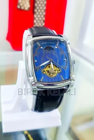 Photo - Blue by Black Band Aokulasic Mechanical Watch