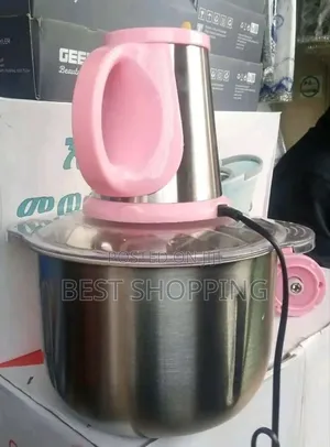 Kitchen Expert 4 Liter Electric Manual Chopper የሽንኩርትና የስጋ