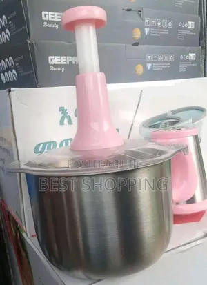 Kitchen Expert 4 Liter Electric Manual Chopper የሽንኩርትና የስጋ