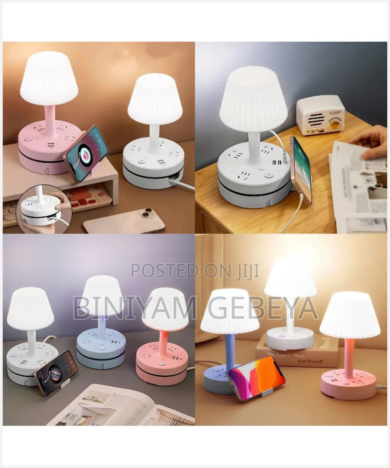 Quality Led Desk Lamp With Adapter ሁሉንም የያዘ 3 Colors ያለዉ