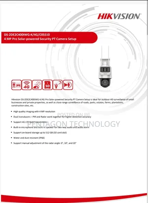 Photo - 4 Mp Pro Solar-Powered Security Pt Camera