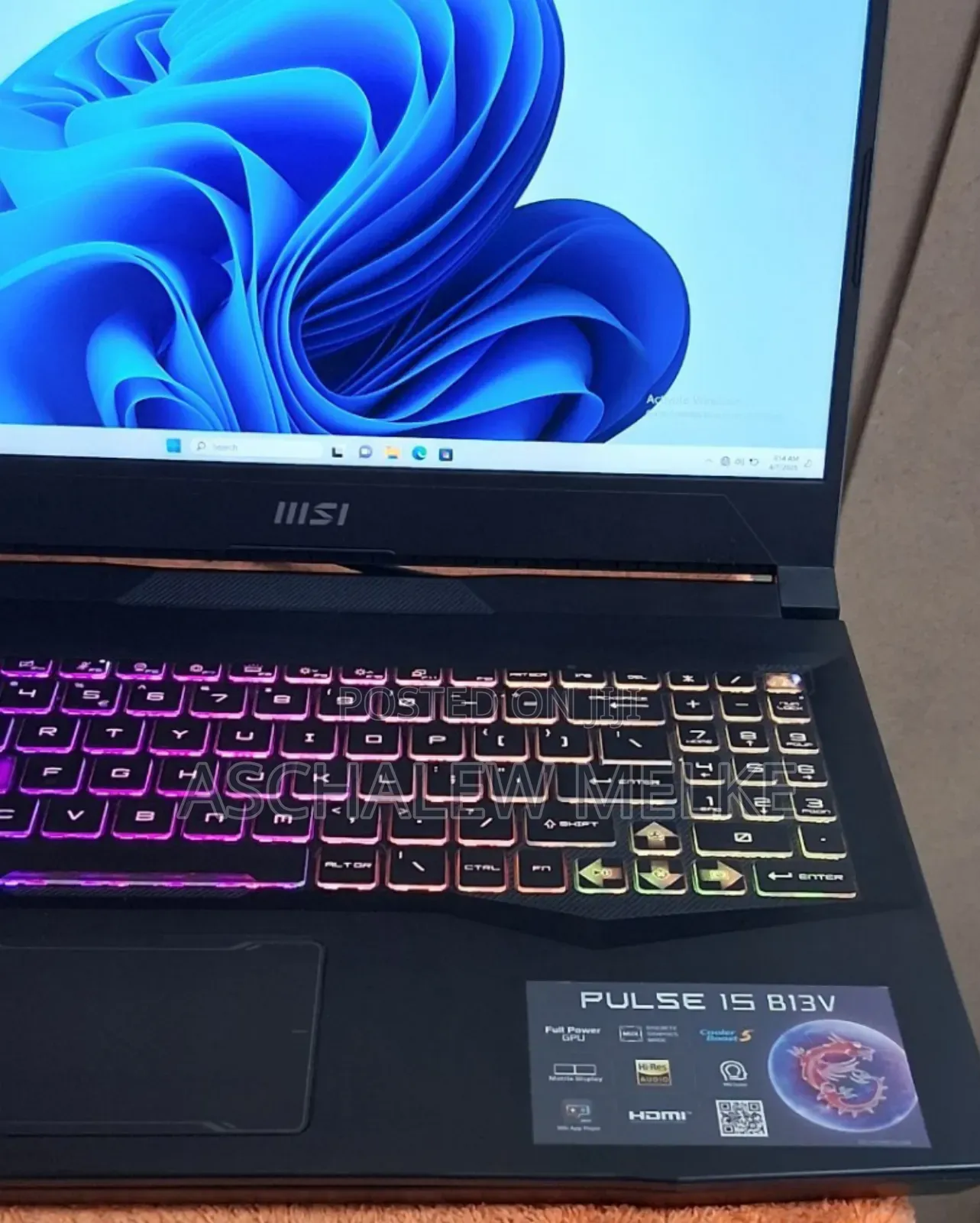 New Laptop MSI Katana 15 16GB Intel Core I9 SSD 1T