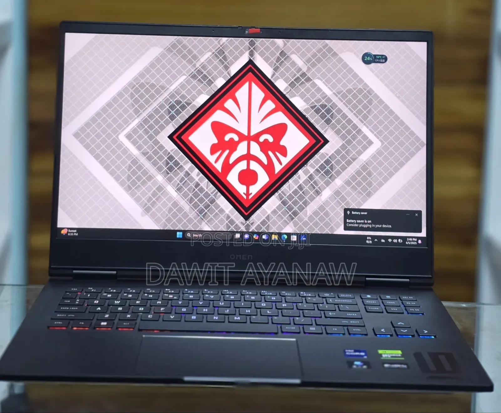 New Laptop HP Omen 16 32GB Intel Core I9 SSD 1T