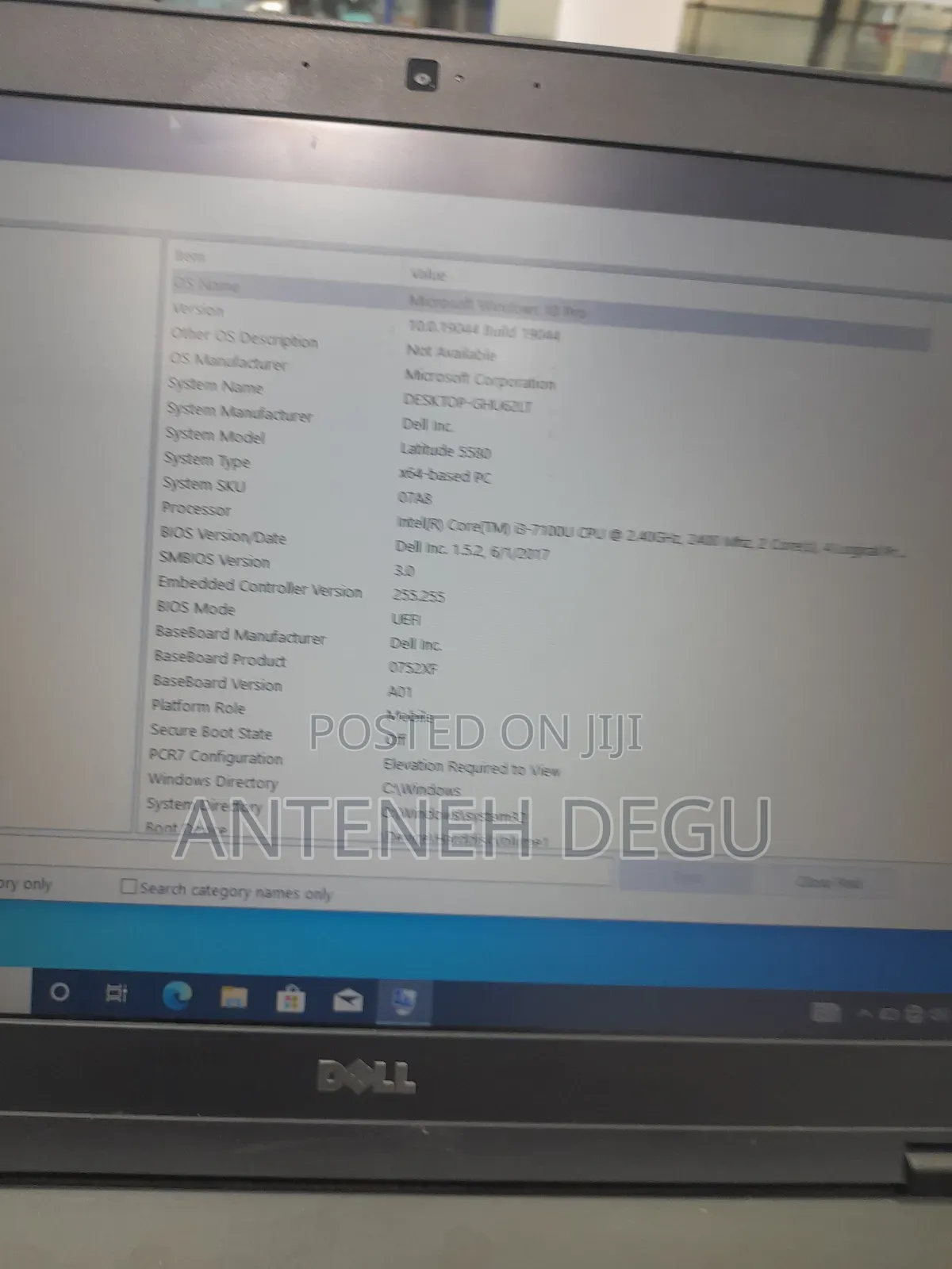 New Laptop Dell Latitude 15 5580 4GB Intel Core I3 HDD 500GB